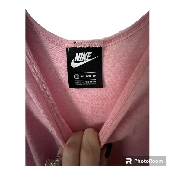 Nike jersey jumpsuit, cropped wide leg length, tank top and drawstring - Picture 3 of 3